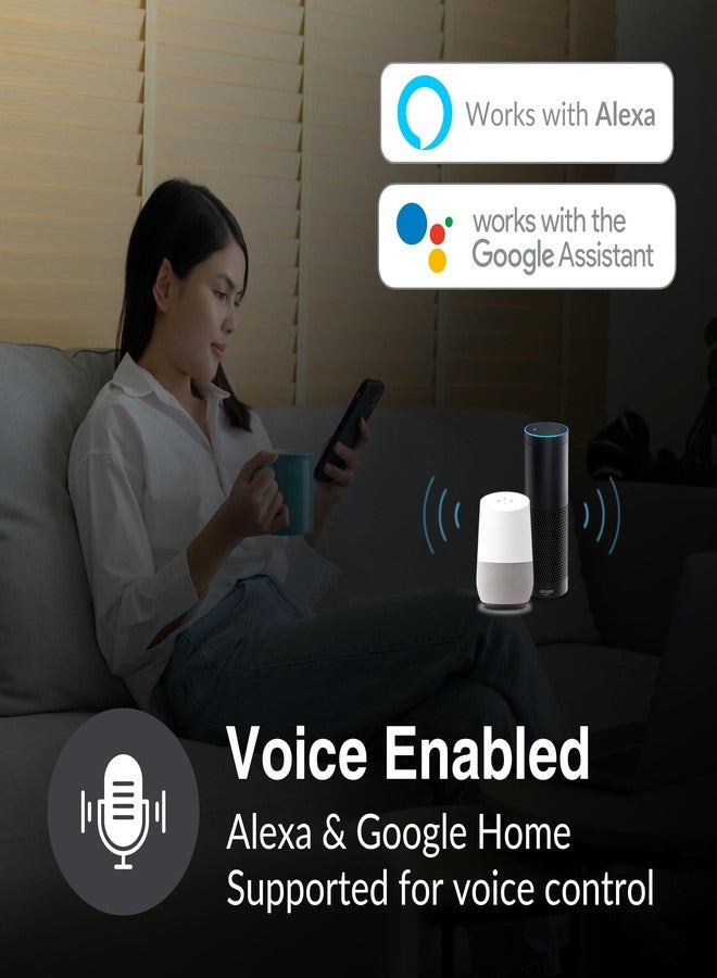 Amonics مفتاح Amonics الذكي بتقنية الواي فاي، رباعي العقد، لا يتطلب جهاز تحكم مركزي، قابل للتركيب مع تحكم يدوي، مناسب لأتمتة المنزل، متوافق مع Alexa وجهاز التحكم عن بعد بالأشعة تحت الحمراء، أسود - Image 3